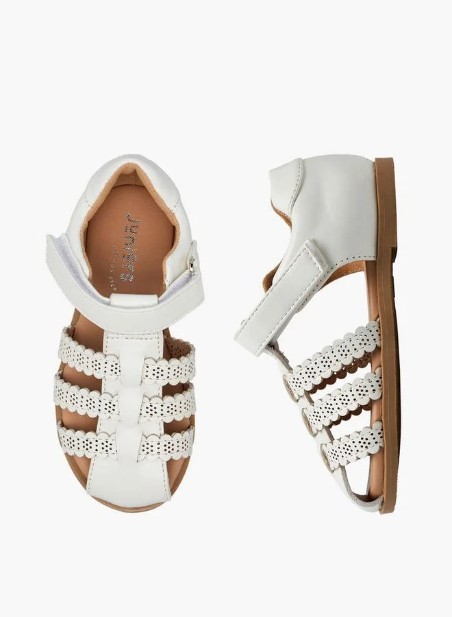 Juniors Girls Hook & Loop Sandals
