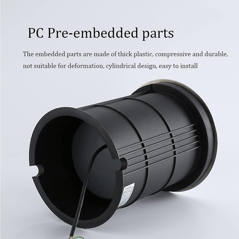 ضوء LED تحت الأرض قابل لتعديل الزاوية، سبوت لايت مدفون مقاوم للماء IP66 للاستخدام الخارجي، غسالة حائط بجهد AC85-110V، لإضاءة الحدائق والمروج والساحات والفنادق والمناظر الطبيعية - Image 4