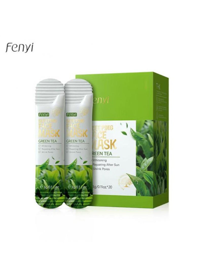 فيني قناع النوم بالشاي الاخضر وتفتيح البشرة - Image 1