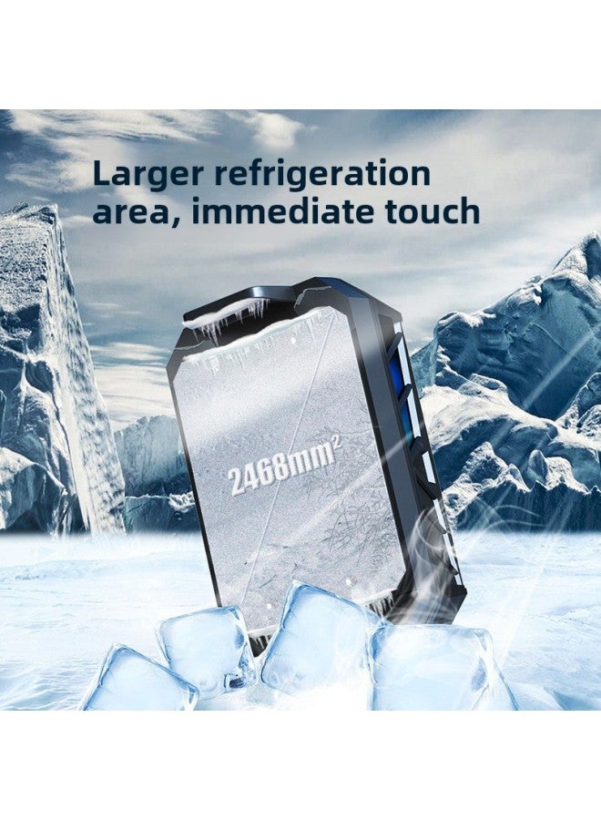 [No Plug-in] Wireless Mobile Phone Radiator Semiconductor Cooling Artifact Back Clip Non-plug-in Charging Back Clip-Color:f30 Built-in Battery  - Image 5