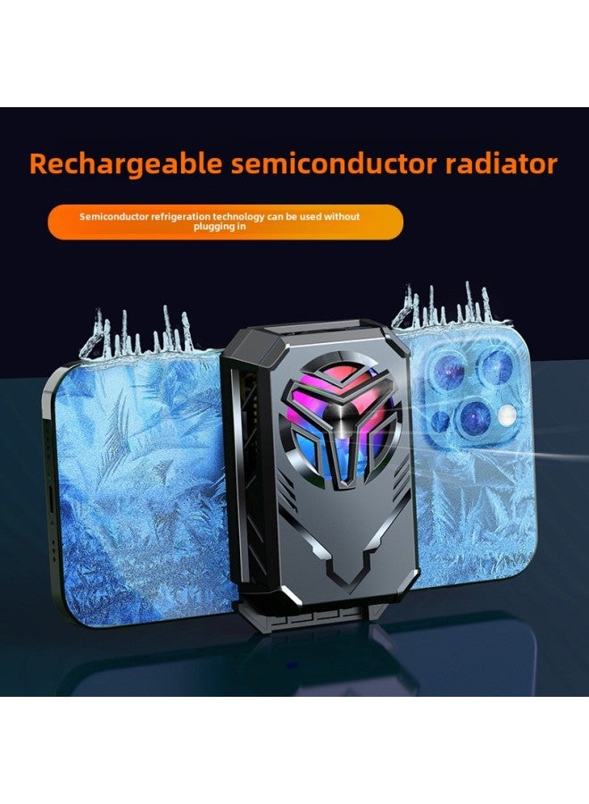 [No Plug-in] Wireless Mobile Phone Radiator Semiconductor Cooling Artifact Back Clip Non-plug-in Charging Back Clip-Color:f30 Built-in Battery  - Image 3