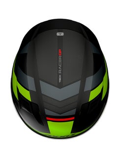AXXIS FULL FACE helmet AXXIS GP RACER SV FIBER tech matt fluor yellow XXL  - Image 4