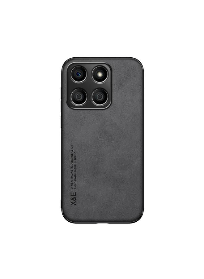 S-TOP Case For Honor X8b Skin Feel Magnetic Leather Back Phone Case - Image 2
