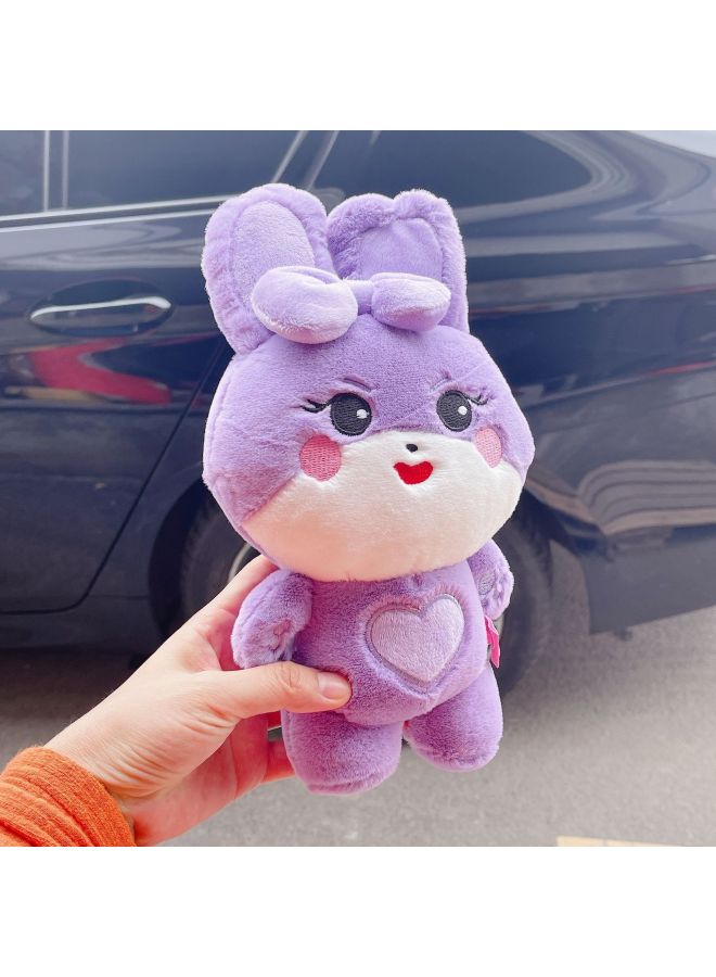 Born Pink World Tour Concert Merchandise Doll Lisa Jennie Keychain Plush Toy-Color:BP Brown Rabbit Fur Doll-Height:25cm