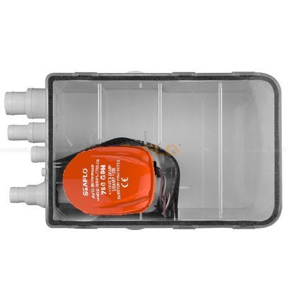 SEAFLO Shower Sump Pump System Box Multi Inlet 12V DC 750GPH - Image 5