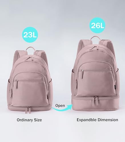Uselike Gym Backpack for Women Men Lightweight Gym Bag with Shoe Compartment Waterproof Workout Backpack with Wet Pocket - Image 3