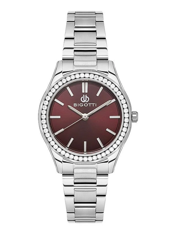 Bigotti Milano Bigotti - Raffinato Women Watch | Stainless SteelBrass Case | Analog | Round Dial | Mineral Glass | Japanese Quartz | Water Resistant 30 Meters
