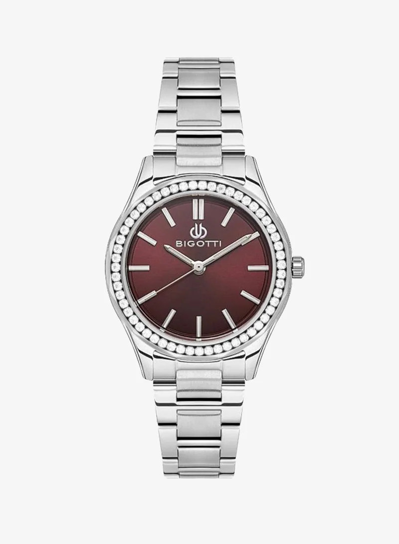 BIGOTTI Bigotti - Raffinato Women Watch | Stainless SteelBrass Case | Analog | Round Dial | Mineral Glass | Japanese Quartz | Water Resistant 30 Meters