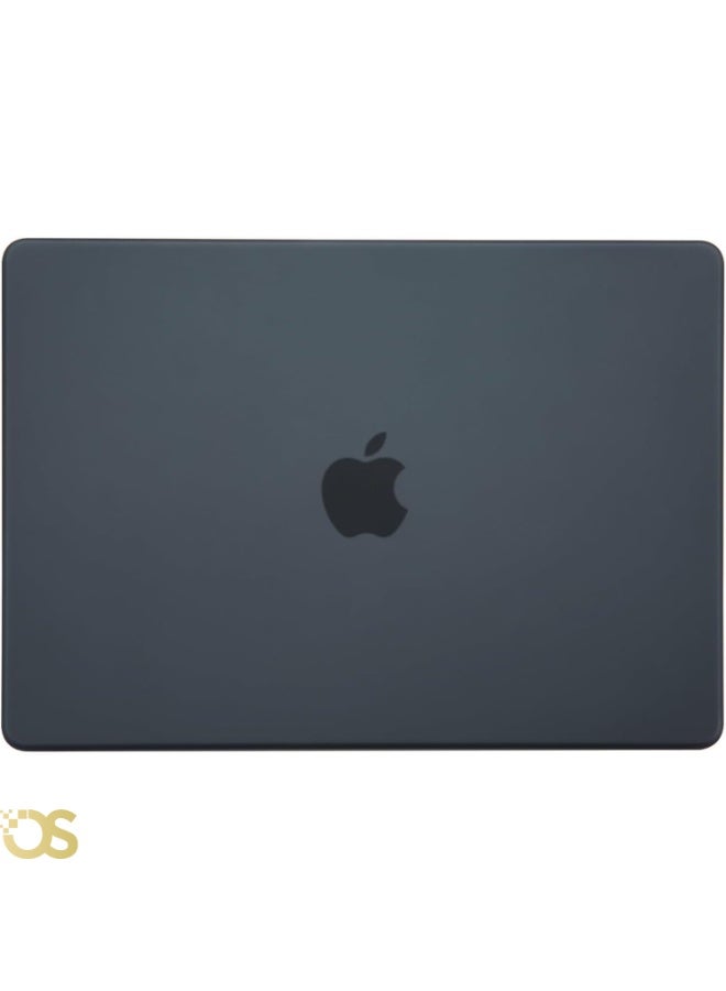 او اس كفر هارد شيل لماك بوك إير 15 بوصة من OS STORE — حماية مقاومة للخدوش والصدمات، تصميم نحيف وخفيف مع فتحات تهوية للحفاظ على تبريد الجهاز، سهل التركيب ومناسب للاستخدام اليومي — متوافق مع موديلات A3241 M4 إصدار 2025، A3114 M3 إصدار 2024، A2941 M2 إصدار 2023 (غطاء مطفي أسود مع واقي شاشة) - Image 3