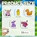 AWEELON 86pcs Mini Resin Animal FigurinesIncluding Glitter Glowing Duck Bunny Turtle Highland Cow Glitter Axolotl Aquarium Dollhouse Decor - Image 4