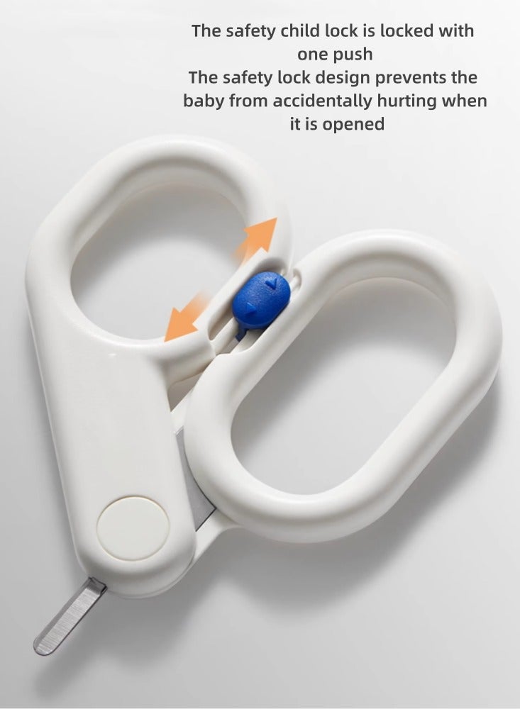 Infant And Child Nail Scissors, Safe And Anti-pinching, Special Safety Baby Nail Clippers For Newborns, Scissors/pliers Set, Prussian Blue - Image 5
