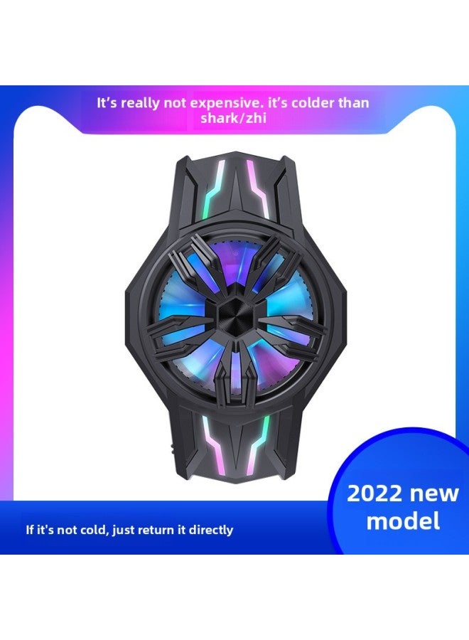 Loquat 2024 S6 Semiconductor Mobile Phone Radiator Magnetic Suction Live Radiator Platform Source Batch-Color:S1 Semiconductor Refrigeration-silent Freezing Model-black Knight (highly Recommended)  - Image 1