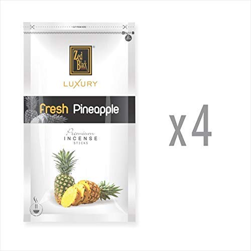 Zed Black Luxury Pineapple Incense Sticks - Pack of 4 - Fragrance Sticks - Image 2