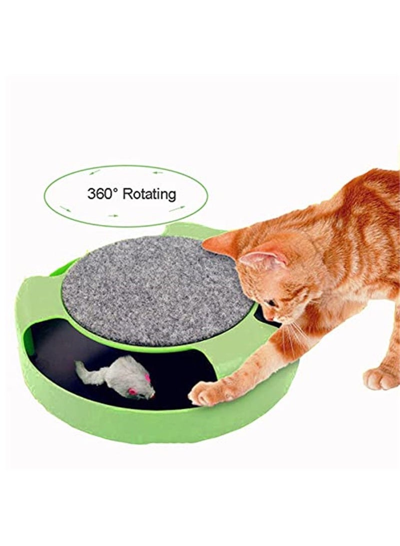 Circular Turntable Cat Toy Running Mouse Cat Toys - Image 3