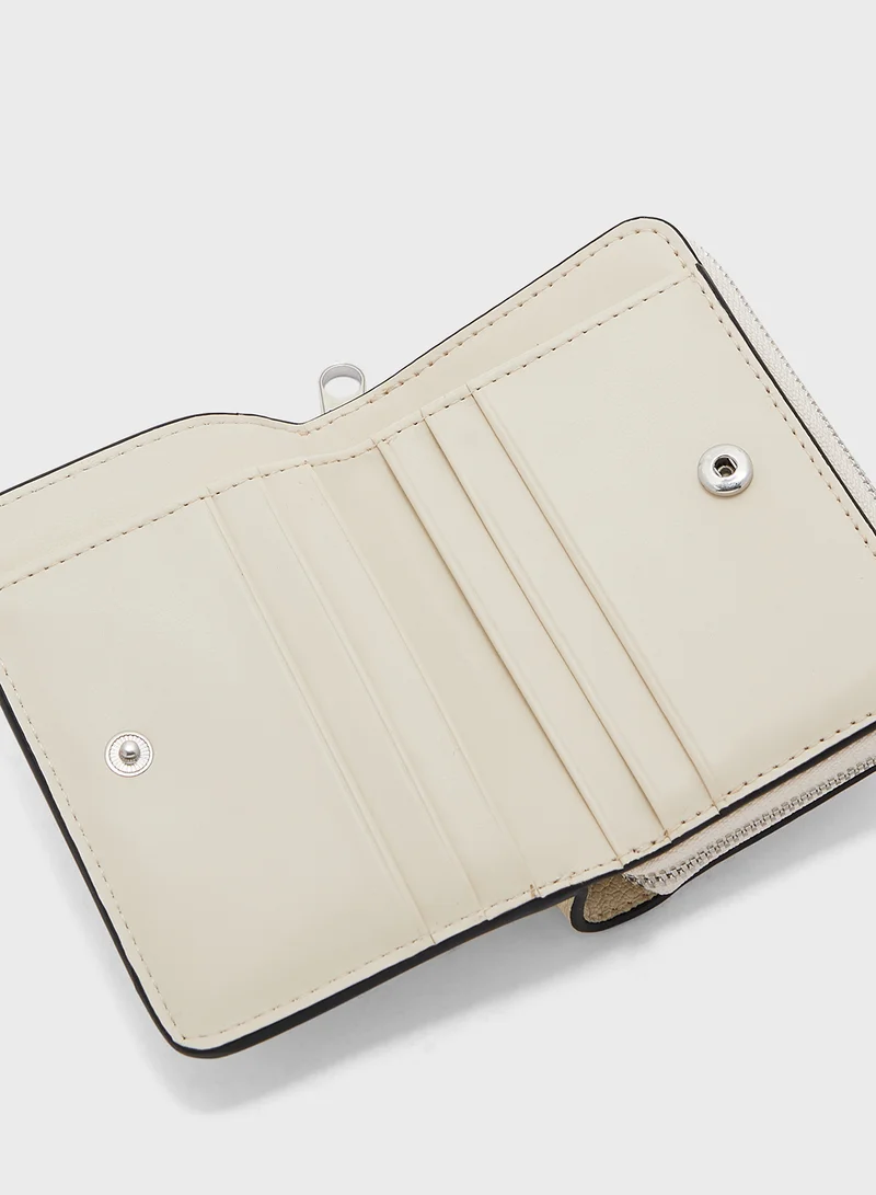 Calvin Klein Jeans MINIMAL MONOGRAM MED ZIP AROUND