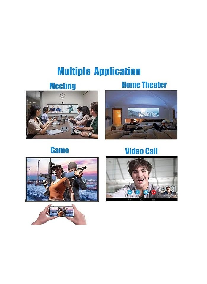 ماركة غير محددة كابل Lightning إلى HDMI، [معتمد من Apple MFi] محول HDMI AV رقمي بدقة 1080 بكسل لجهاز iPhone، محول شاشة مزامنة HDMI لفيديو عالي الدقة متوافق مع iPhone 14/13/12/11/X/8/iPad إلى تلفزيون/جهاز عرض/شاشة  - Image 5