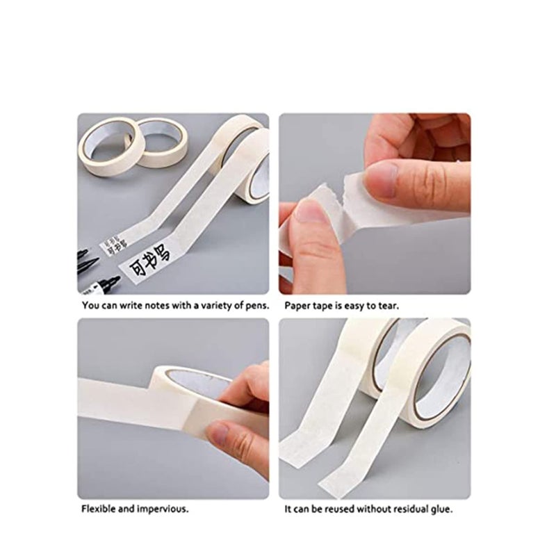 Zikra Masking Tape for Painting, 10 Pack Artist Decorators Masking Tape for Decorating Models Walls Spray DIY Painter's Tape - Image 5