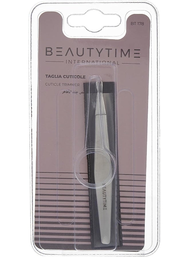 Beautytime قاطع أظافر الجلد من الفولاذ المقاوم للصدأ - Image 1