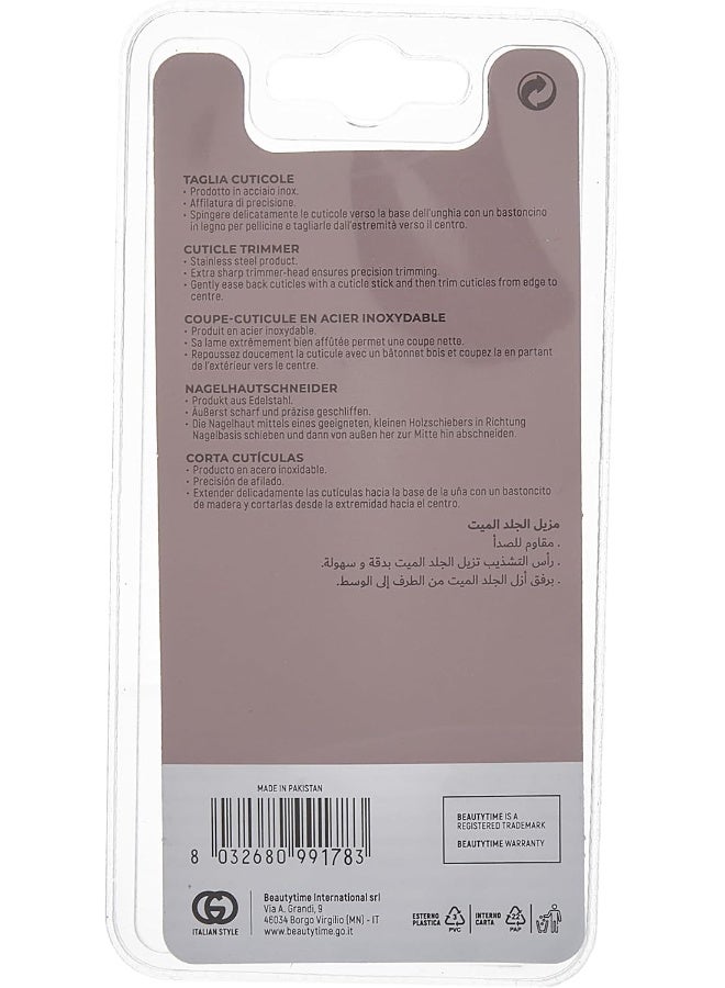 Beautytime قاطع أظافر الجلد من الفولاذ المقاوم للصدأ - Image 2