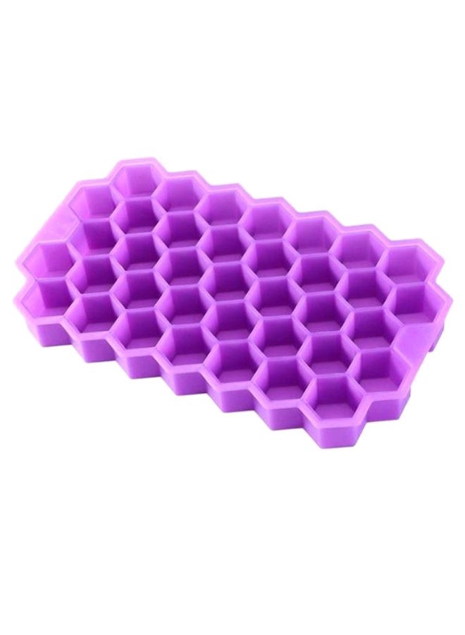 3-Pack Honeycomb Ice Cube Tray – 37-Slot, Silicone with Lid, Silicone Small Ice Cube Tray,Easy DIY Reusable Molds for Home - Image 1