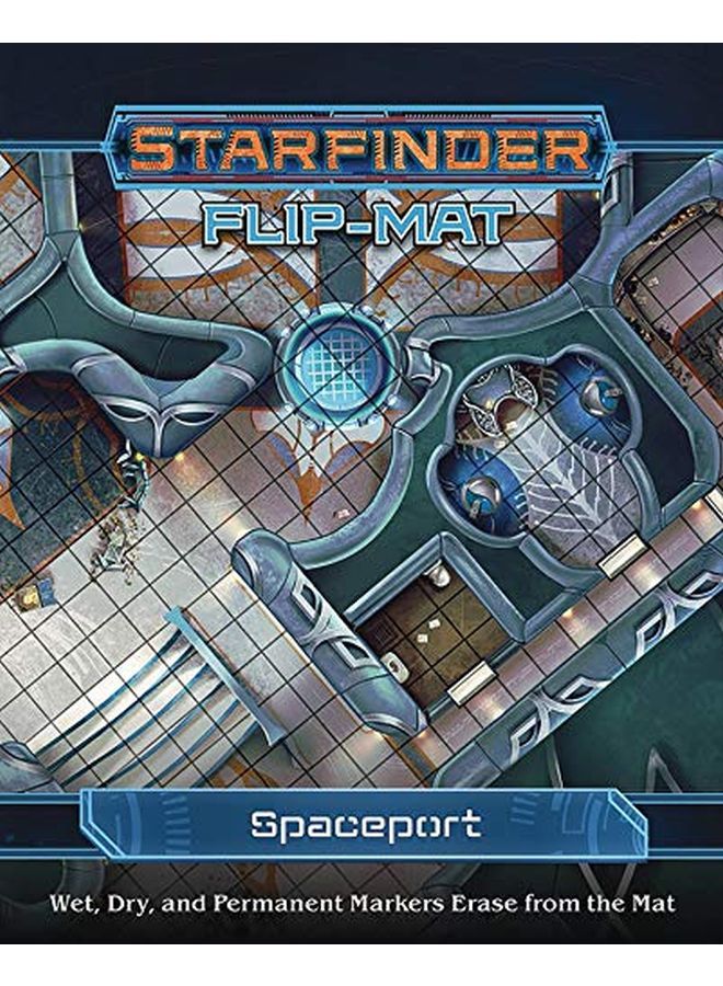 Paizo Starfinder Flipmat Spaceport - Image 1
