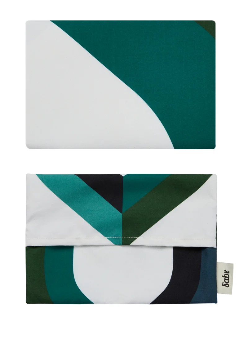 Sabr 'Riyadh' Pocket Prayer Mat (green)