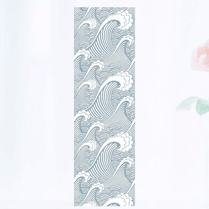 2pcs 300x45cm Background Tile Sticker Self Adhesive Wallpaper Living Room Bedroom Wall Sticker Furniture Renovation Sticker Decorative Wall Decal (Grey) - Image 1