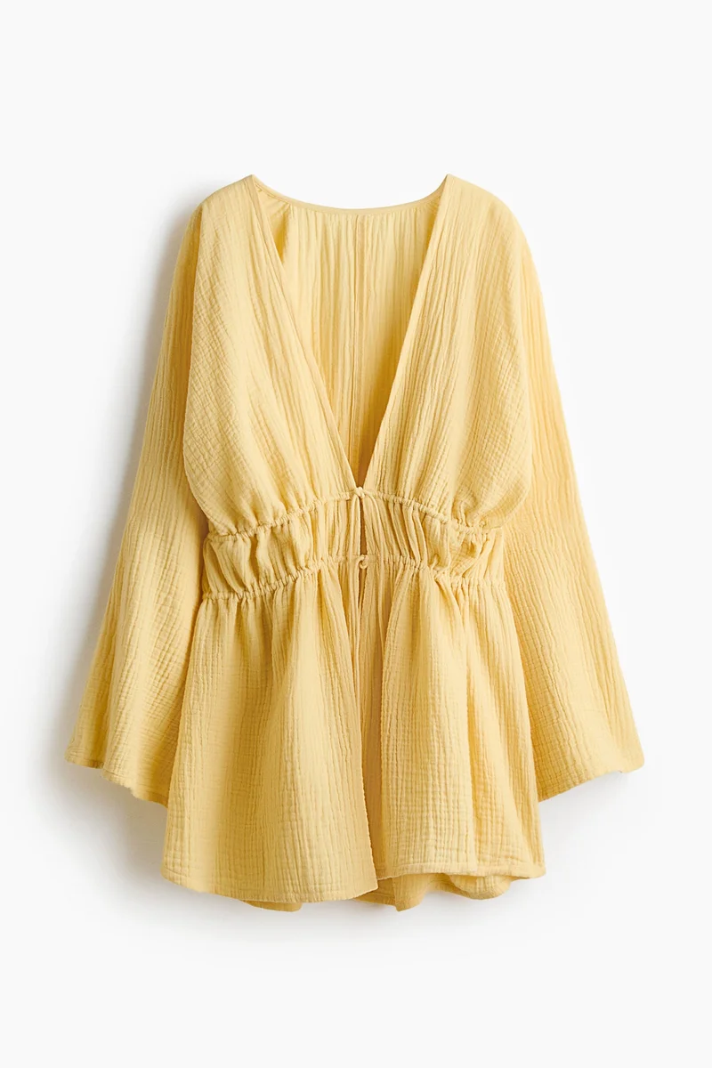 H&M Cotton muslin beach kaftan