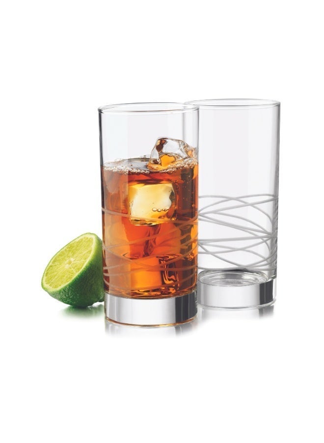 LIBBEY Luxury Glass Set – 4 Pieces, 450ml Capacity | Modern Design and a Touch of Elegance for Every Drink - Image 3