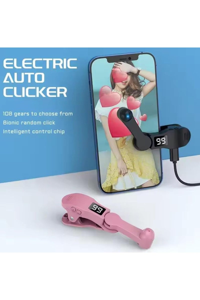 Denx Auto Screen Clicker Finger Continuous Click Quick Click Mobile Phone Screen Tapper Suitable for Gaming Shopping Live Broadcasts Giving a Like in TikTok - Image 2