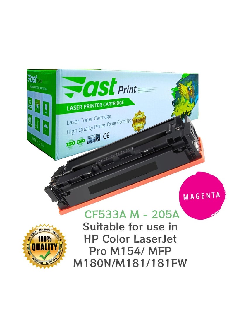 Fast Print Toner 205A Magenta - CF533A  - Image 1