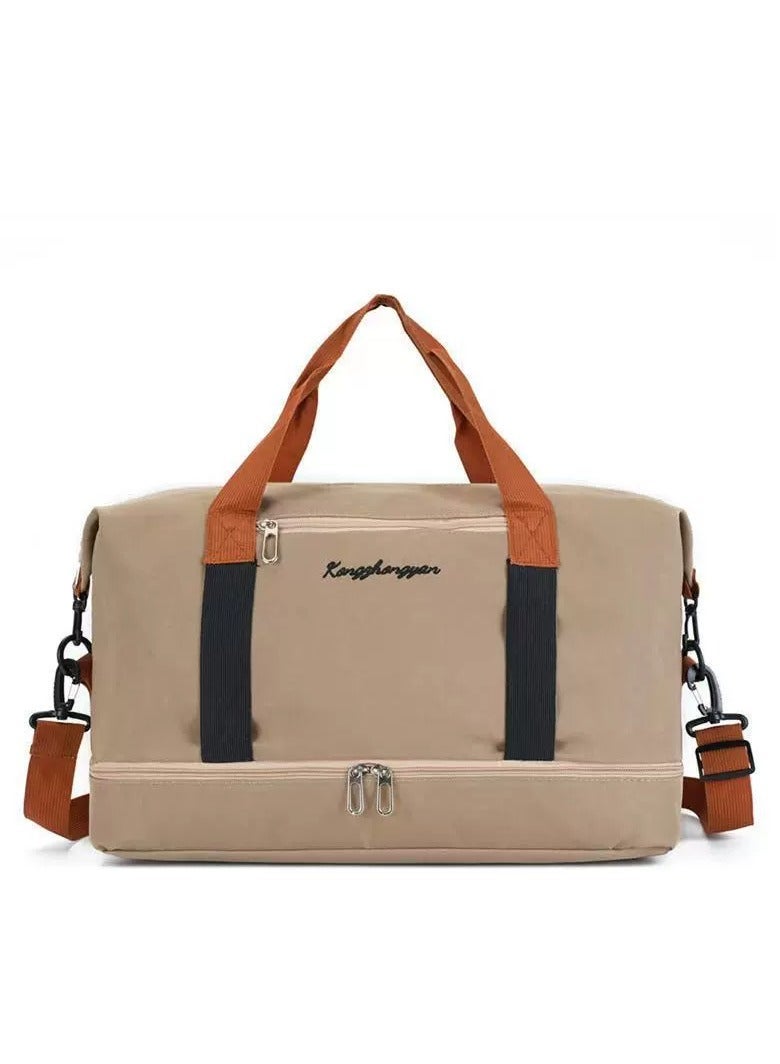 Large Capacity Tote Bags Travel Dry Wet Gym Bag for Women Men Fitness Swimming Polyester - Image 1