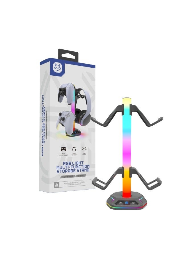 General PS5 SLIM Tabletop Ambient Light Headset Storage Bracket Windows System and Game Console Bracket RGB Glare  - Image 1