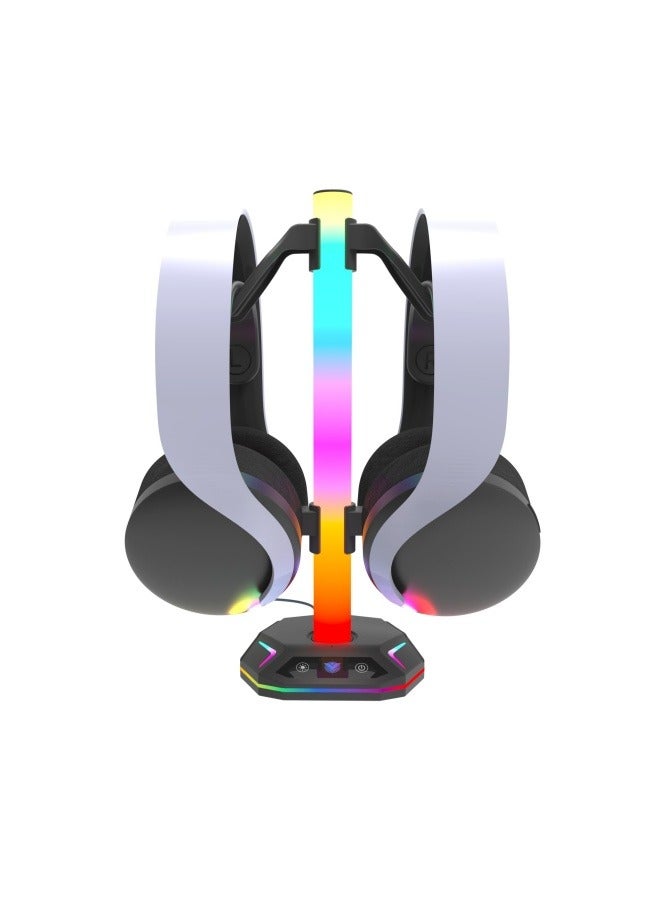General PS5 SLIM Tabletop Ambient Light Headset Storage Bracket Windows System and Game Console Bracket RGB Glare  - Image 2