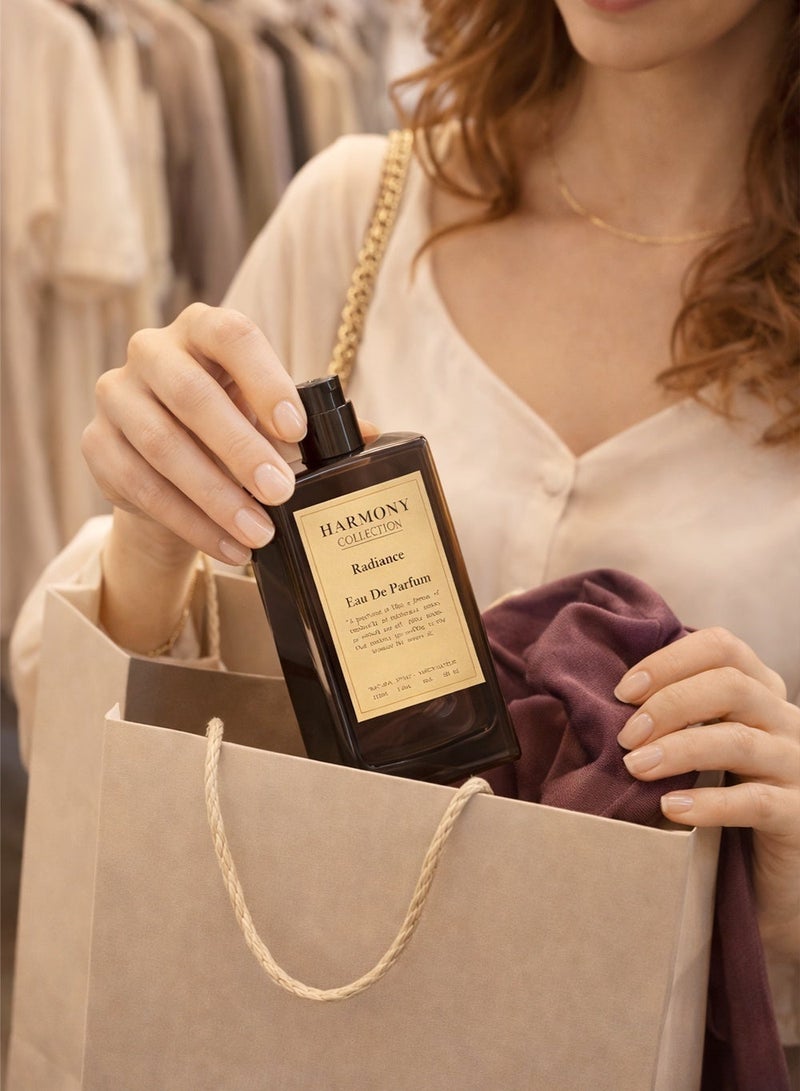 ديفينا مجموعة هارموني راديانس، عطر ١٠٠ مل | عطر خشبي حلو للنساء | عطر نسائي يدوم طويلًا برائحة الفانيليا والقرفة - Image 5