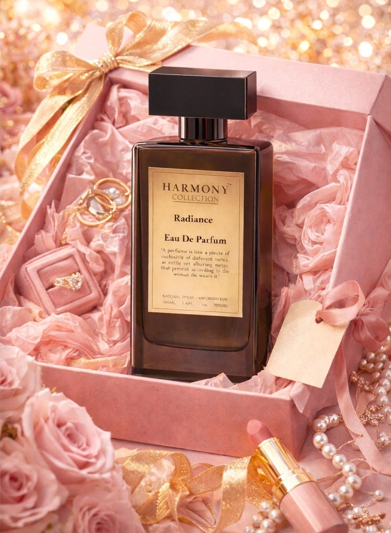 ديفينا مجموعة هارموني راديانس، عطر ١٠٠ مل | عطر خشبي حلو للنساء | عطر نسائي يدوم طويلًا برائحة الفانيليا والقرفة - Image 2