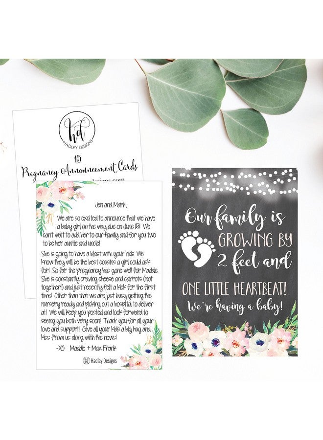 Hadley Designs 25 Pregnancy Announcement Card Set We'Re Expecting Baby Surprise Having Birth Reveal Only Best Friends Get Promoted To Auntie Aunt Uncle Grandpa Grandma Grandparent Sister Brother Family Dad Mom - Image 3