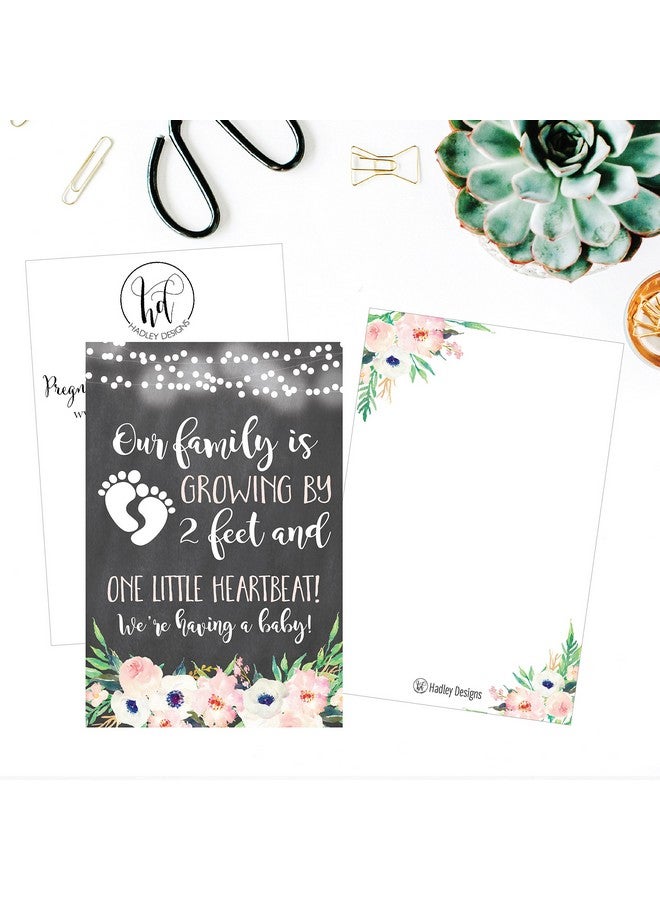 Hadley Designs 25 Pregnancy Announcement Card Set We'Re Expecting Baby Surprise Having Birth Reveal Only Best Friends Get Promoted To Auntie Aunt Uncle Grandpa Grandma Grandparent Sister Brother Family Dad Mom - Image 4