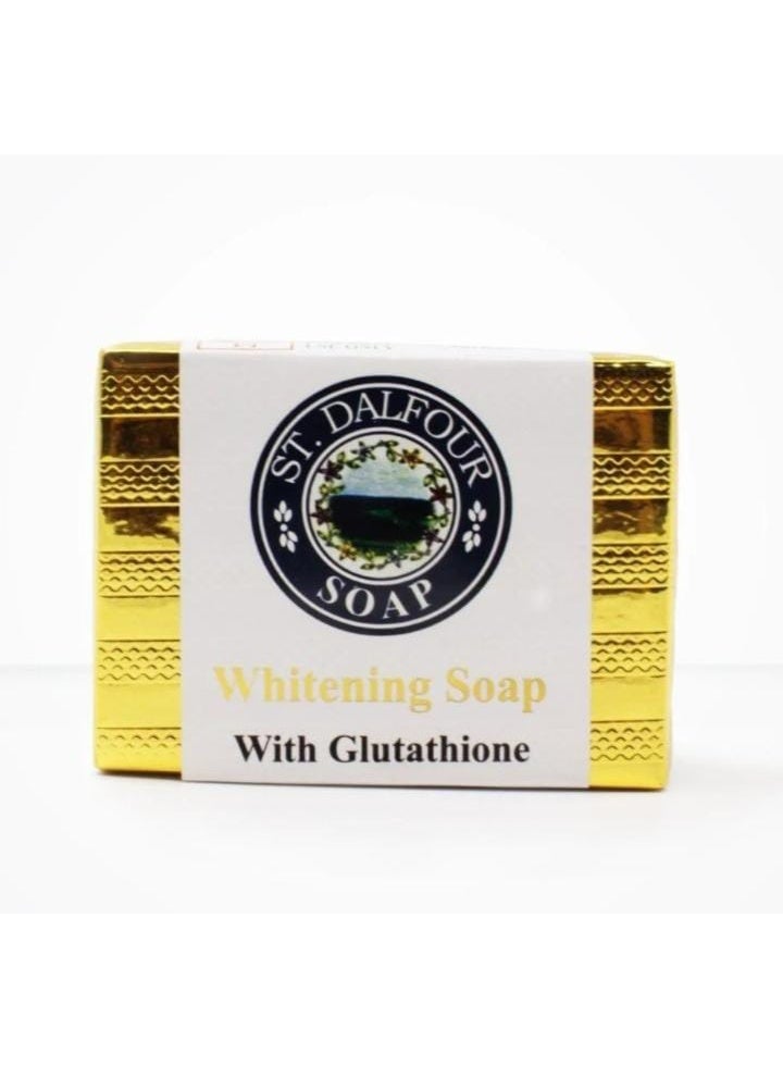 St.Dalfour St. Dalfour Whitening Soap with Glutathione, Vitamin C & E -135g