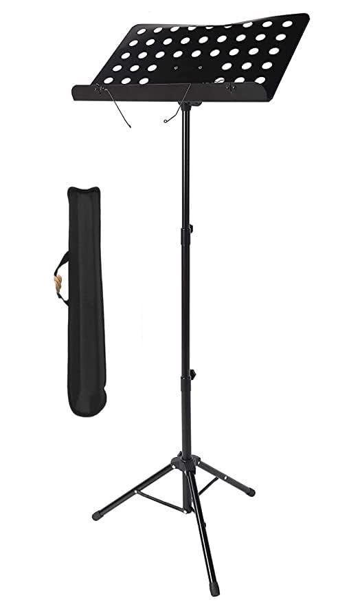 MUSTANG Orchestral Music Stand with Carry Cover And Folding Plate - Image 5