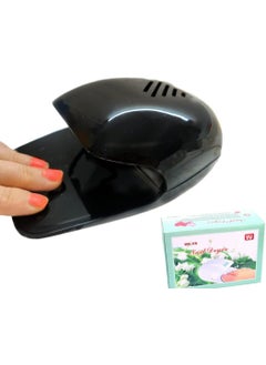 Portable Nail Fan Dryer for Nail Art Polish Gel Quick Dry Nail Dryer Blower Machine for Nail Salons Fingernail Toenail Black