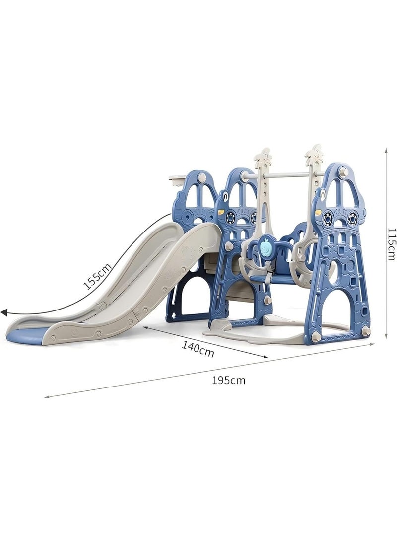 Toddler Slide for Kids Age 2 3 4 5 6 7 8 9，Loverly Baby Slide and Swing for Kids Outdoor Indoor 3-10 Year Old，Home Toy Game for Boys and Girls (B2) - Image 2