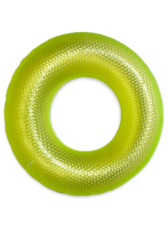 Goolsky A 90# Swimming Ring Suitable for Adults, Perfect for Summer Vacations, Water Games, Beaches, Swimming Pools, Outdoor Activities, And Parties. Made of PVC Material, It Features Leak-Proof Air Holes And Sturdy Handles - Ideal for Summer Getaways And Outdoor Fun.  - Image 1
