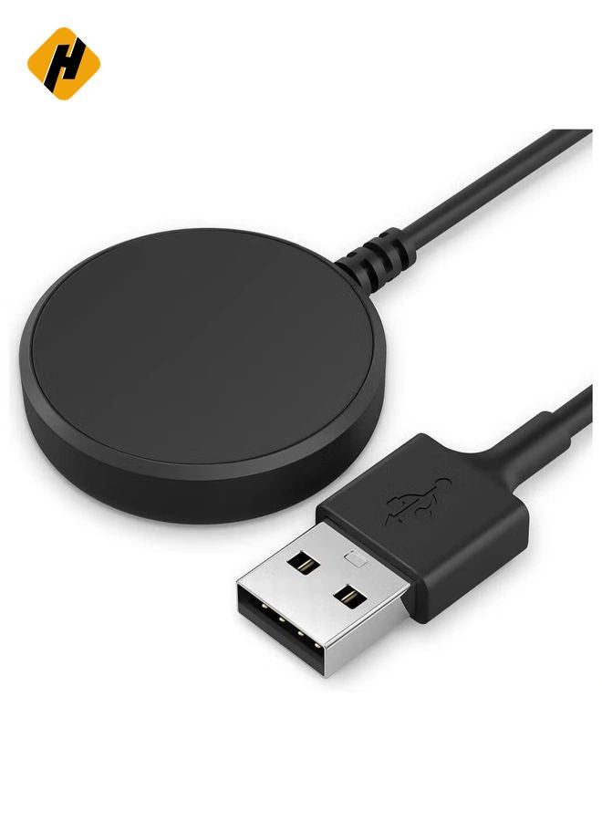 HuHa Charger Compatible with Samsung Galaxy Watch 4/4 Classic Watch3 Active 1 2 SM-R500 SM-R830 SM-R820 SM-R840 SM-R850 - USB Charging Cable 3.3ft 100cm - Image 1