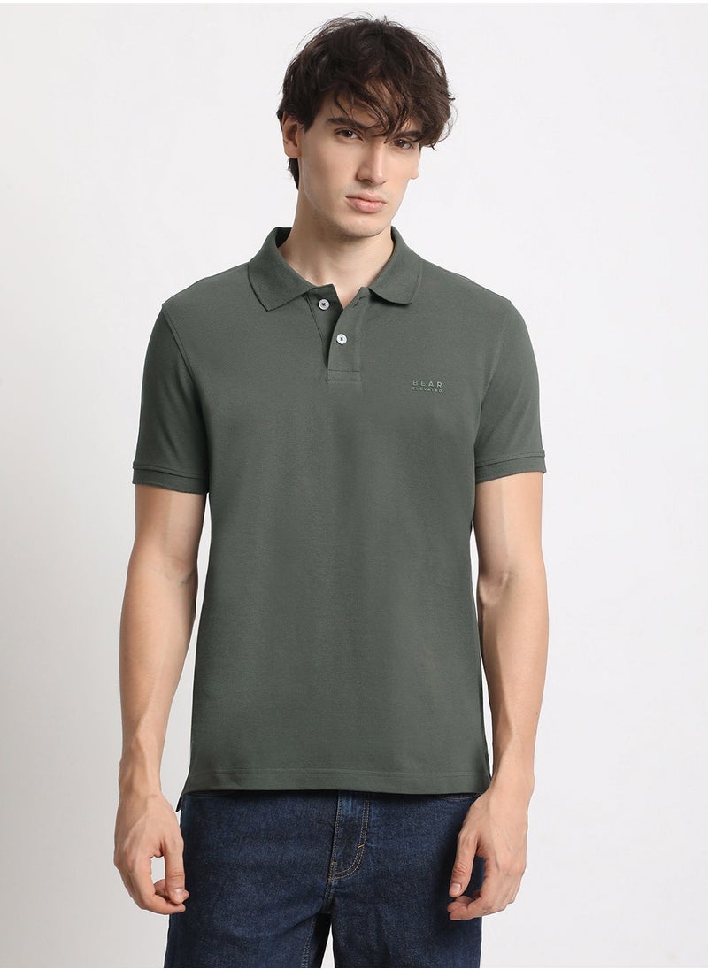 THE BEAR HOUSE Men’s Polo T-Shirt – Soft, Breathable Cotton, Classic Fit for All-Day Comfort, Stylish Casual Shirt for Summer, Everyday Wear & Outdoor Activities  - Image 1