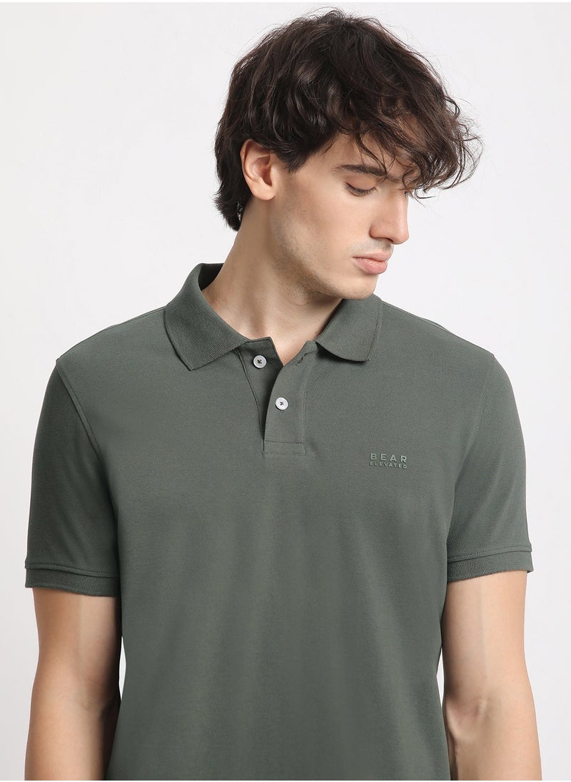 THE BEAR HOUSE Men’s Polo T-Shirt – Soft, Breathable Cotton, Classic Fit for All-Day Comfort, Stylish Casual Shirt for Summer, Everyday Wear & Outdoor Activities  - Image 5