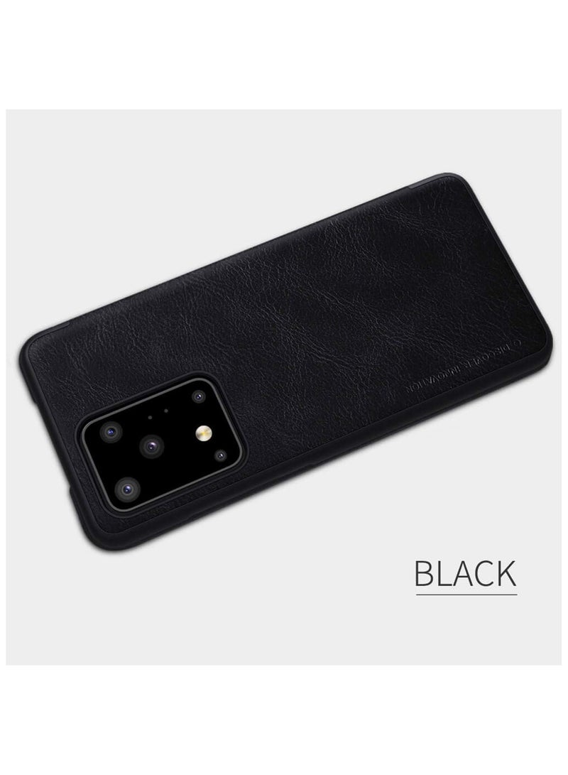 Nillkin Qin Series Leather case for Samsung Galaxy S20 Ultra - Black - Image 3