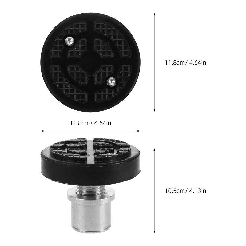Car Lift Extension with High Shaft Support Anti Slip Rubber Tray Pad for Heavy Vehicles - Image 3