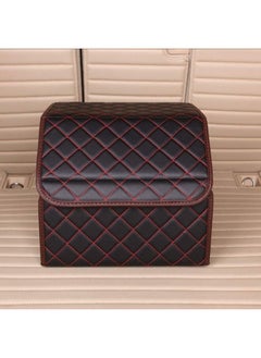 Generic Multipurpose Collapsible Car Trunk Storage Organizer with Lid, Detachable, Dustproof, Black  - Image 4