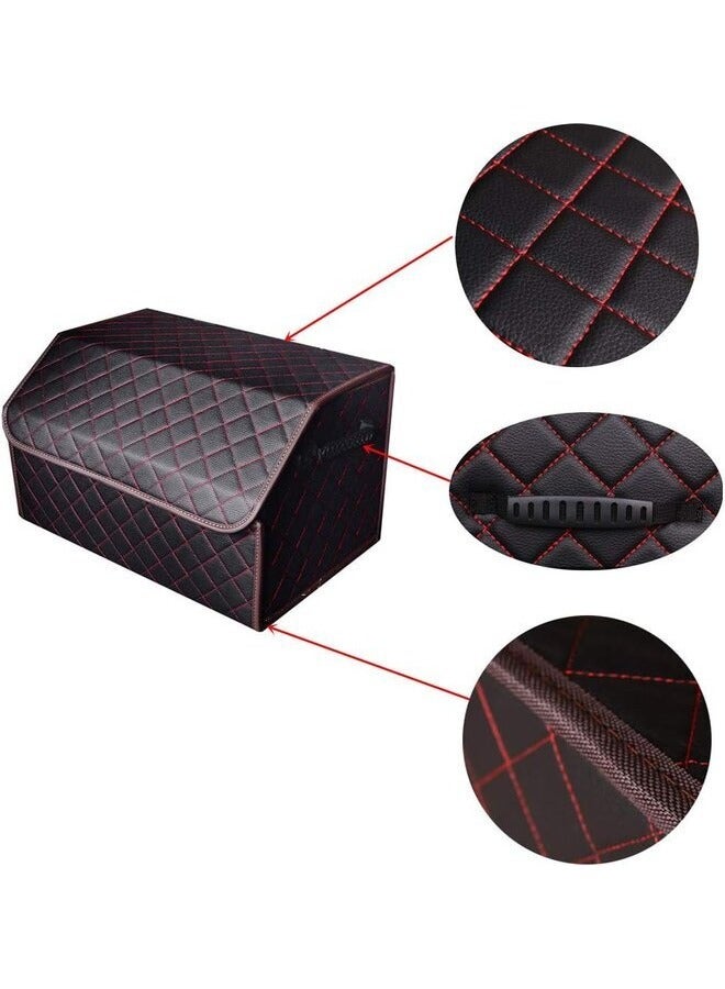 Generic Multipurpose Collapsible Car Trunk Storage Organizer with Lid, Detachable, Dustproof, Black - Image 2